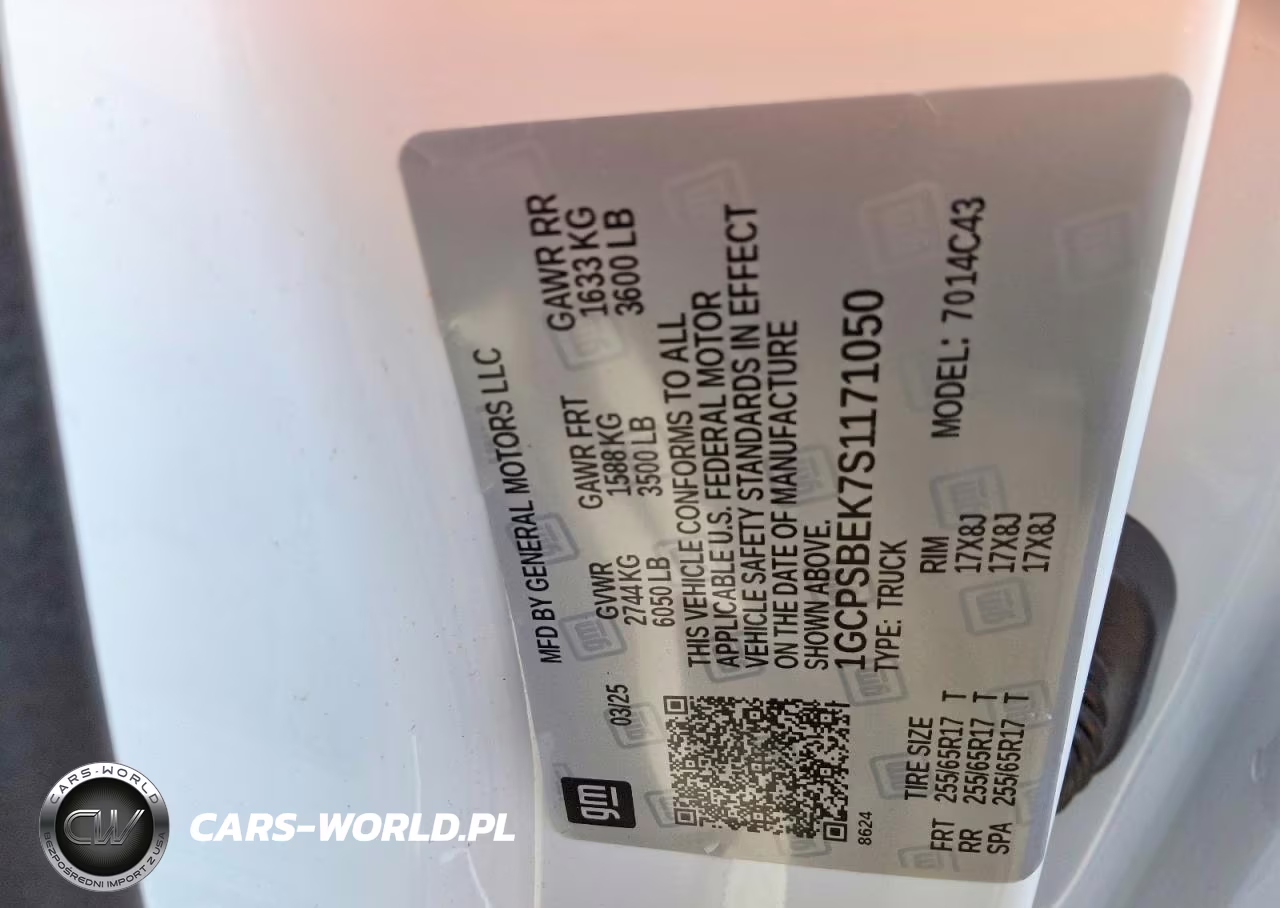 2025 Chevrolet Colorado VIN:1GCPSBEK7S1171050 - 13