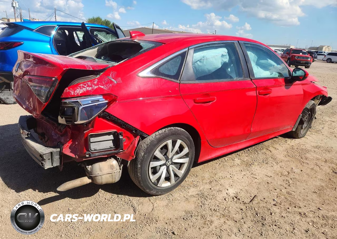 2024 Honda Civic Lx VIN:2HGFE2F23RH593430 - 3