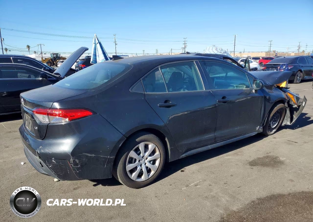 2020 Toyota Corolla Le VIN:5YFEPRAE0LP031601 - 3