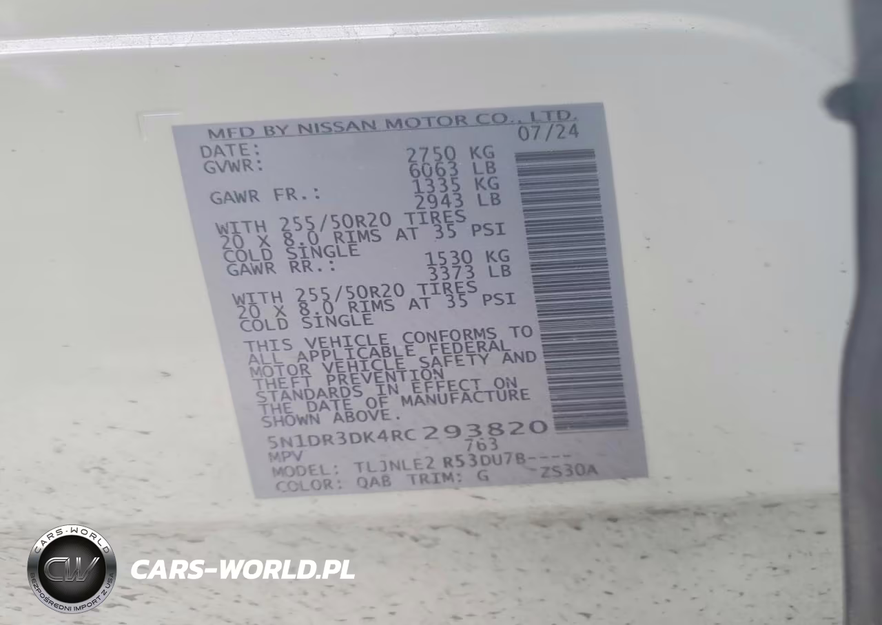 2024 Nissan Pathfinder Platinum VIN:5N1DR3DK4RC293820 - 13