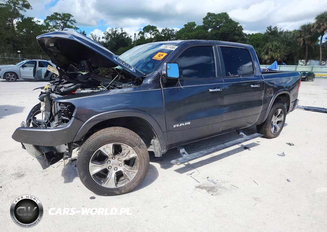 2019 Ram 1500 Laramie VIN:1C6RREJT4KN912694 - 1