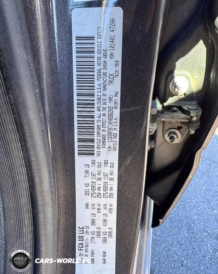 2019 Ram 1500 Big Horn-Lone Star VIN:1C6SRFBT1KN686202 - 12