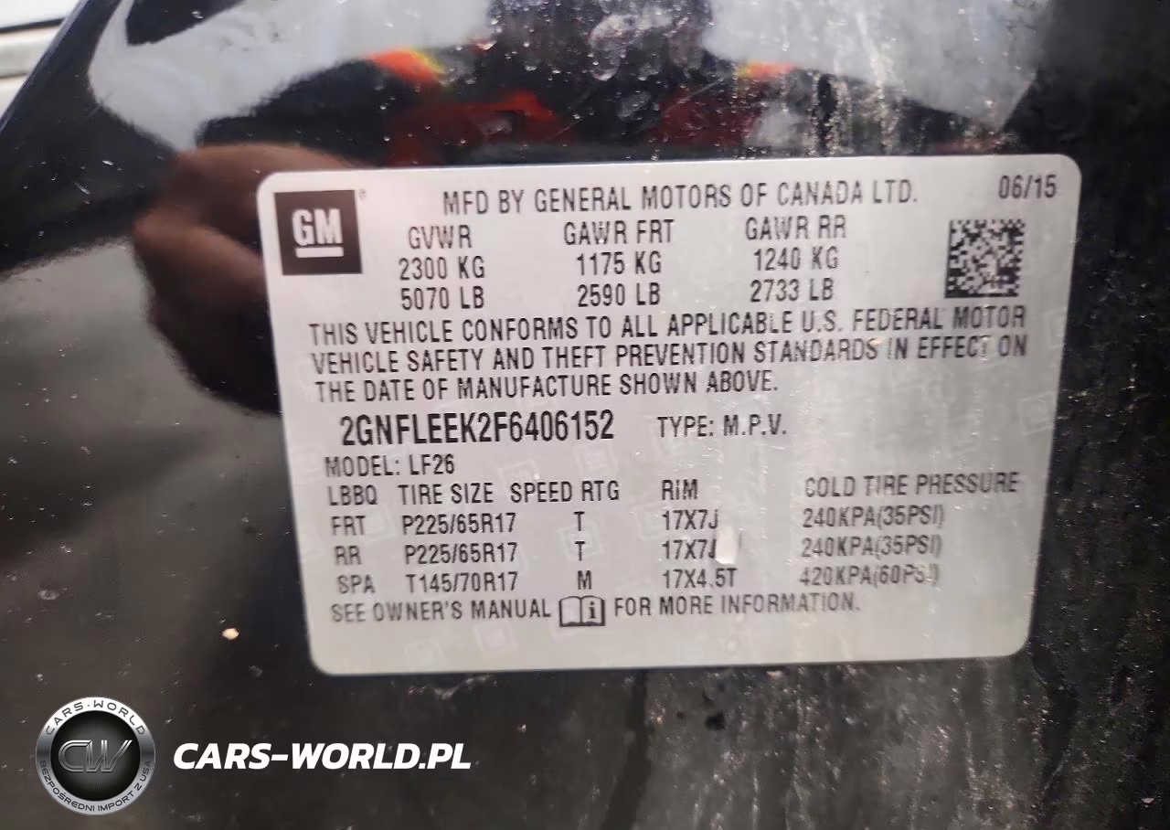 2015 Chevrolet Equinox Ls VIN:2GNFLEEK2F6406152 - 12