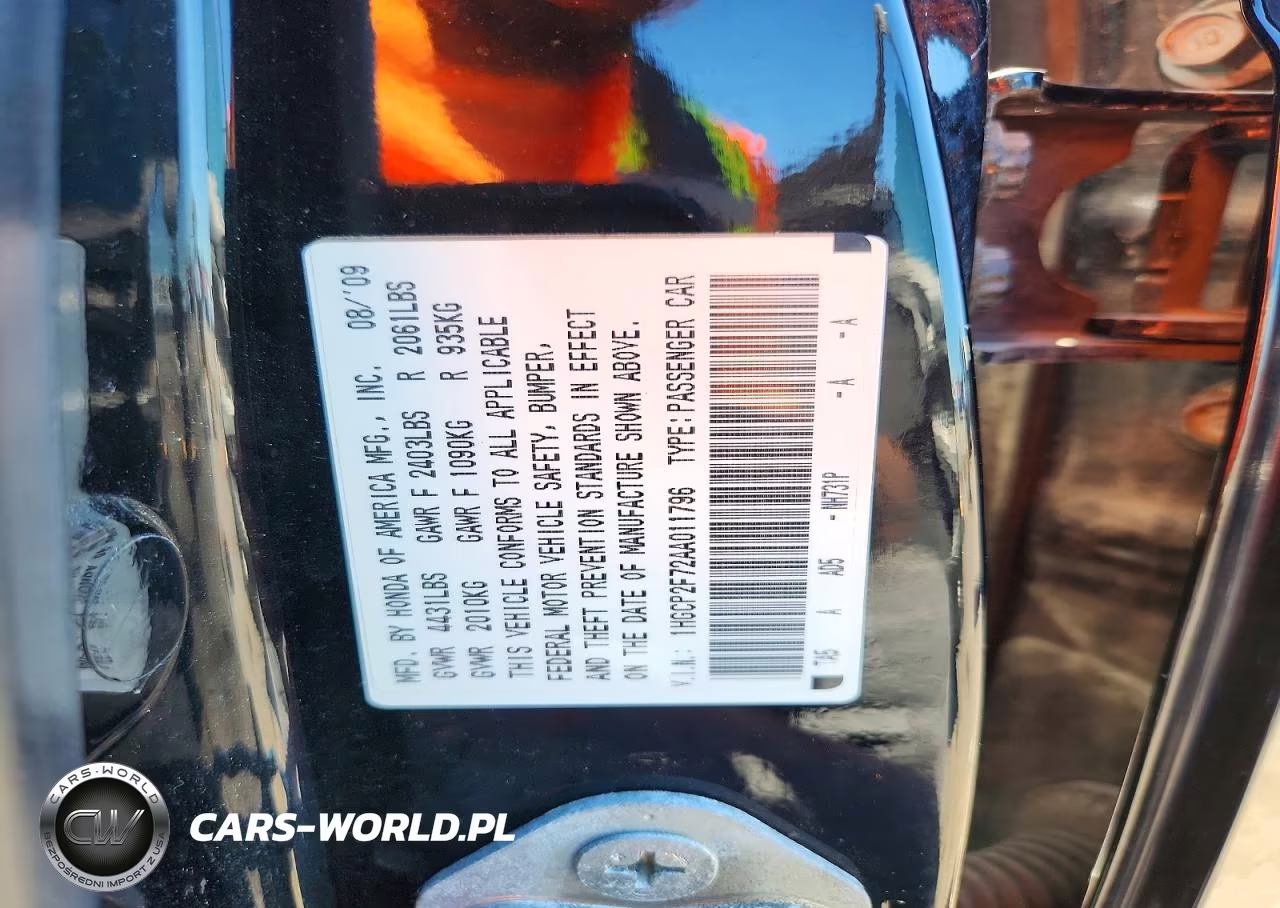 2010 Honda Accord Ex VIN:1HGCP2F72AA011796 - 13