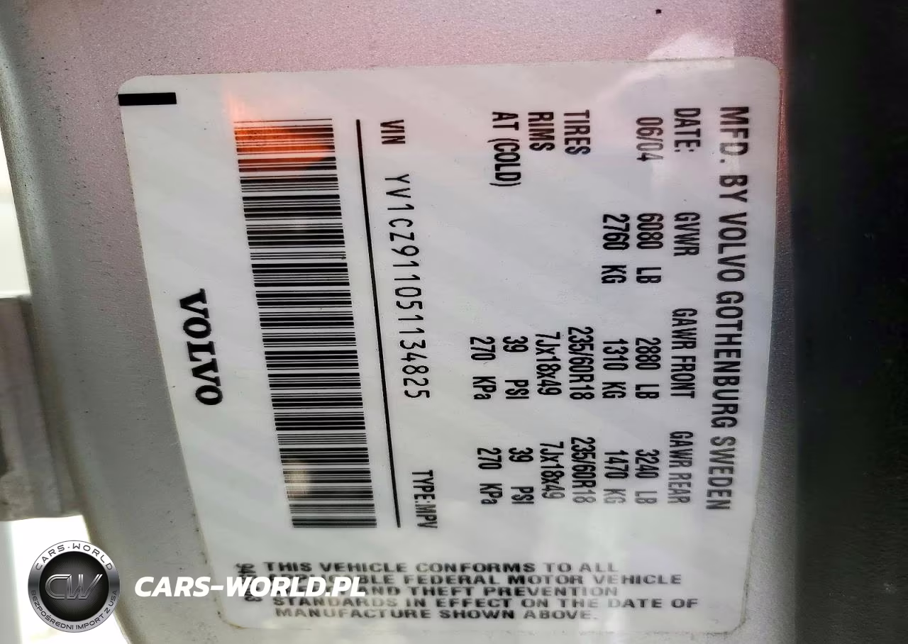 2005 Volvo Xc90 T6 VIN:YV1CZ911051134825 - 13