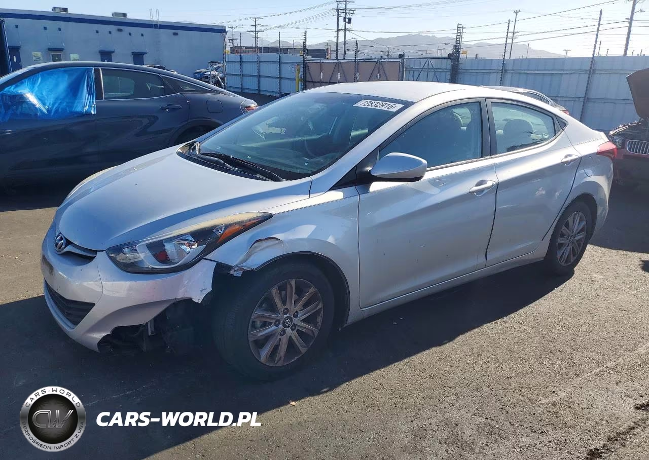 2015 Hyundai Elantra Se VIN:5NPDH4AE6FH592785 - 1
