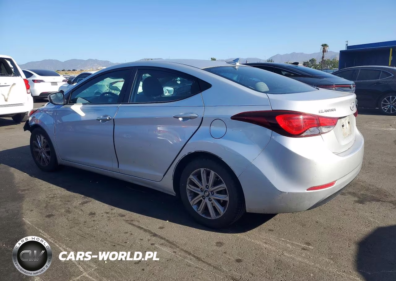 2015 Hyundai Elantra Se VIN:5NPDH4AE6FH592785 - 2
