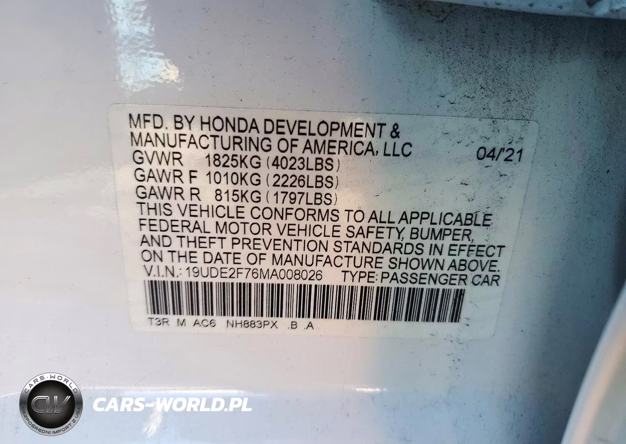 2021 Acura Ilx Premium VIN:19UDE2F76MA008026 - 12