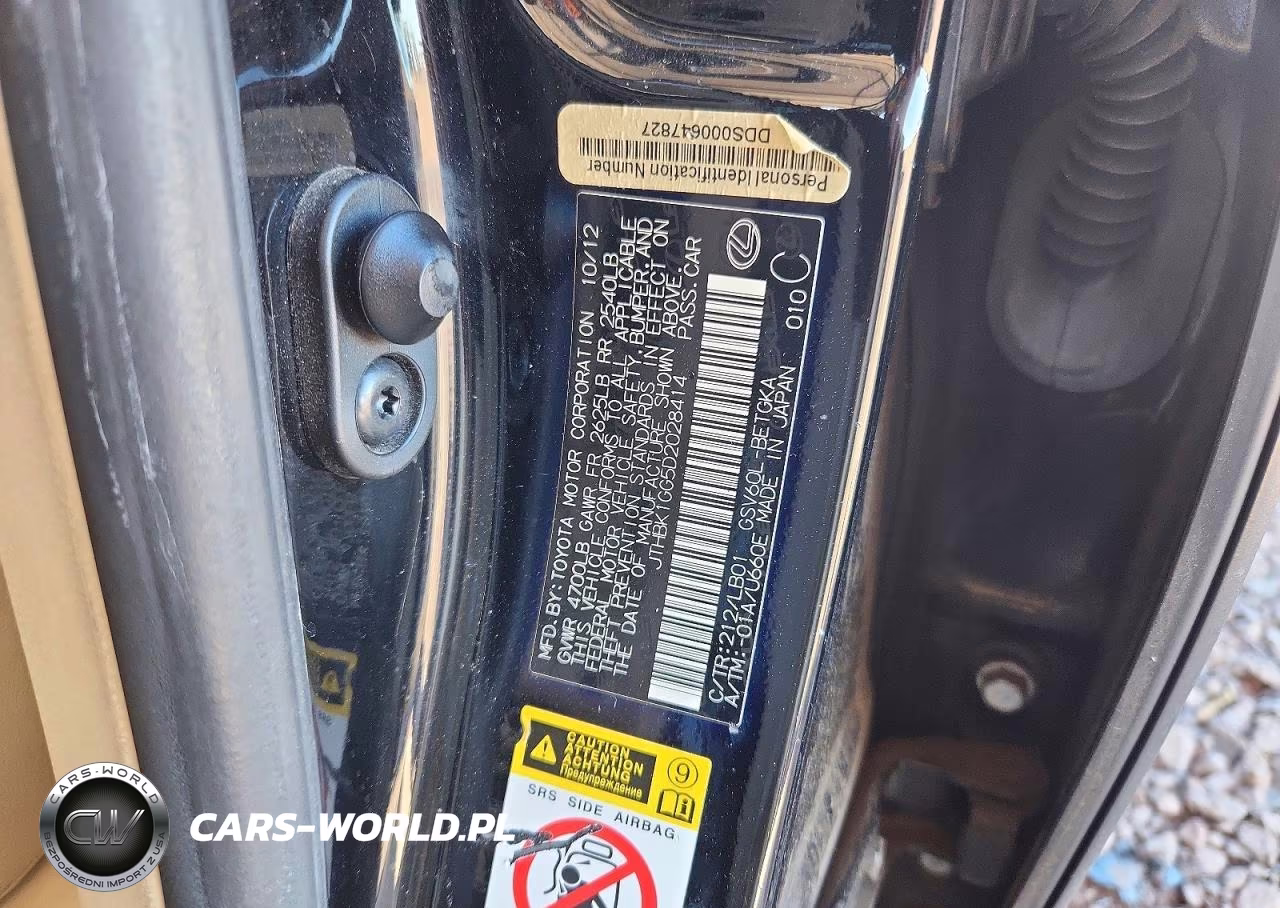 2013 Lexus Es 350 VIN:JTHBK1GG5D2028414 - 12