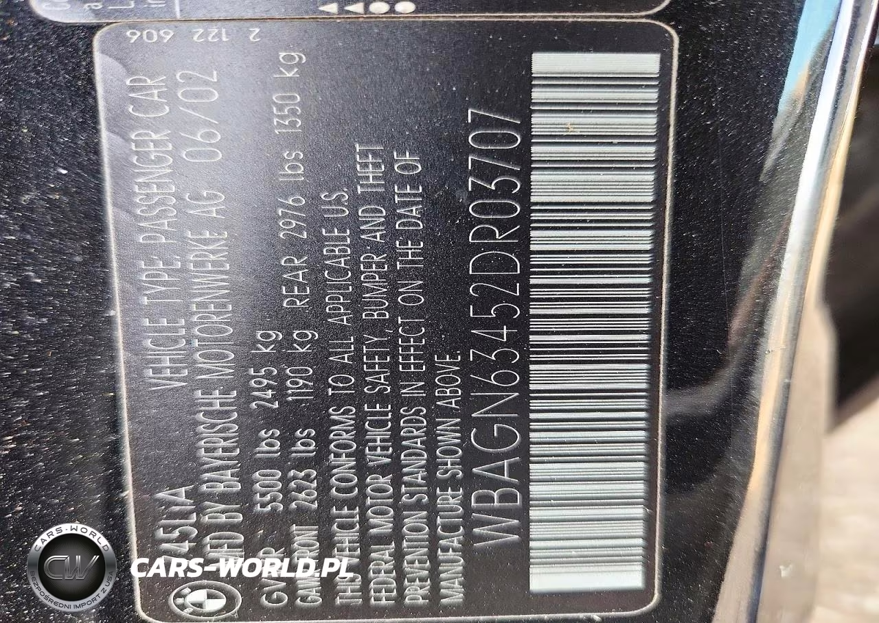 2002 BMW 745 Li VIN:WBAGN63452DR03707 - 12