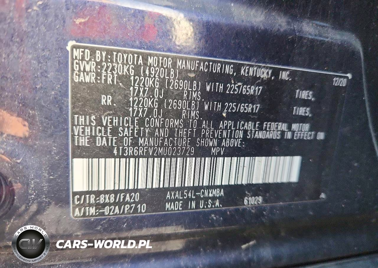 2021 Toyota Rav4 Hybrid Xle VIN:4T3R6RFV2MU023729 - 13