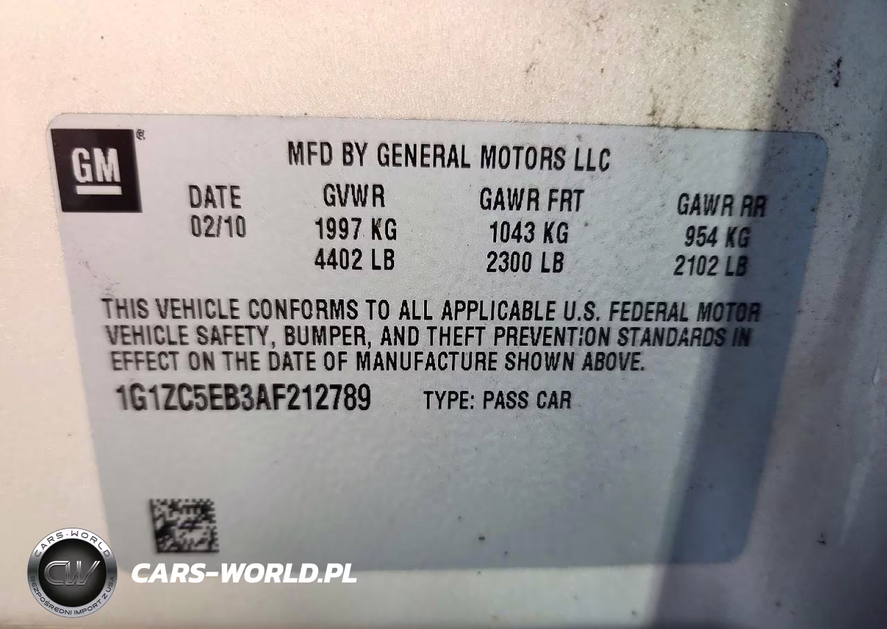 2010 Chevrolet Malibu 1Lt VIN:1G1ZC5EB3AF212789 - 12