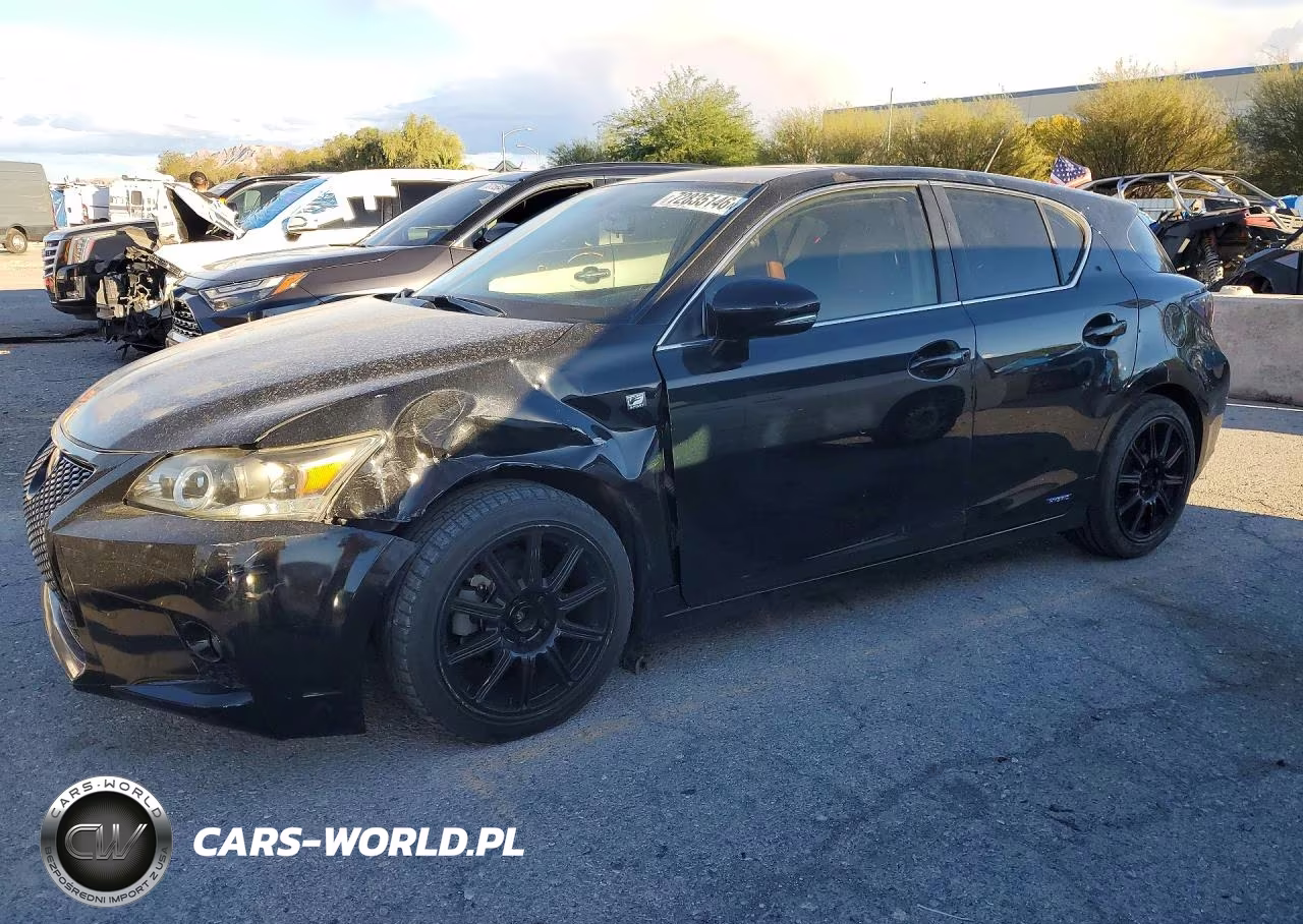 2012 Lexus Ct 200 VIN:JTHKD5BH2C2117244 - 1