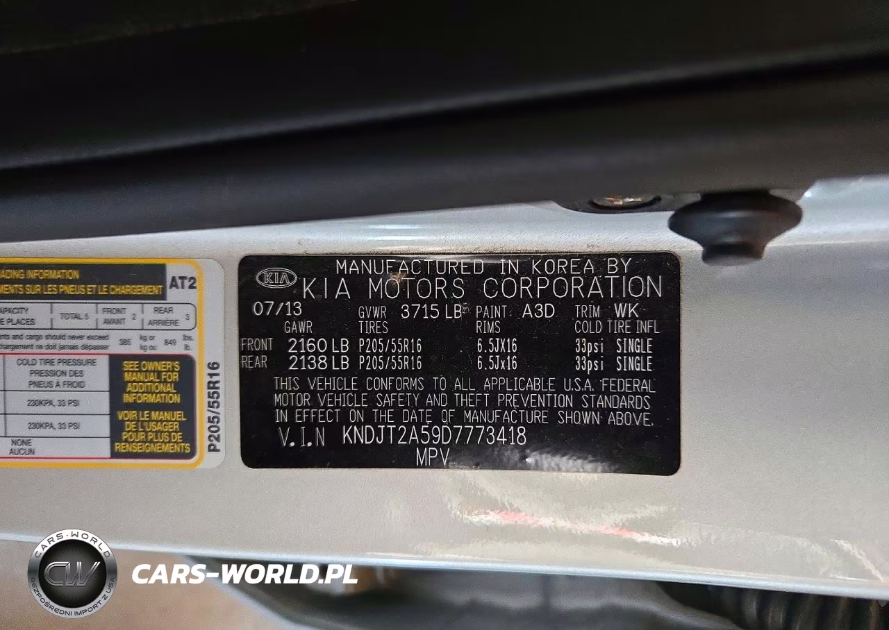 2013 Kia Soul Base VIN:KNDJT2A59D7773418 - 13