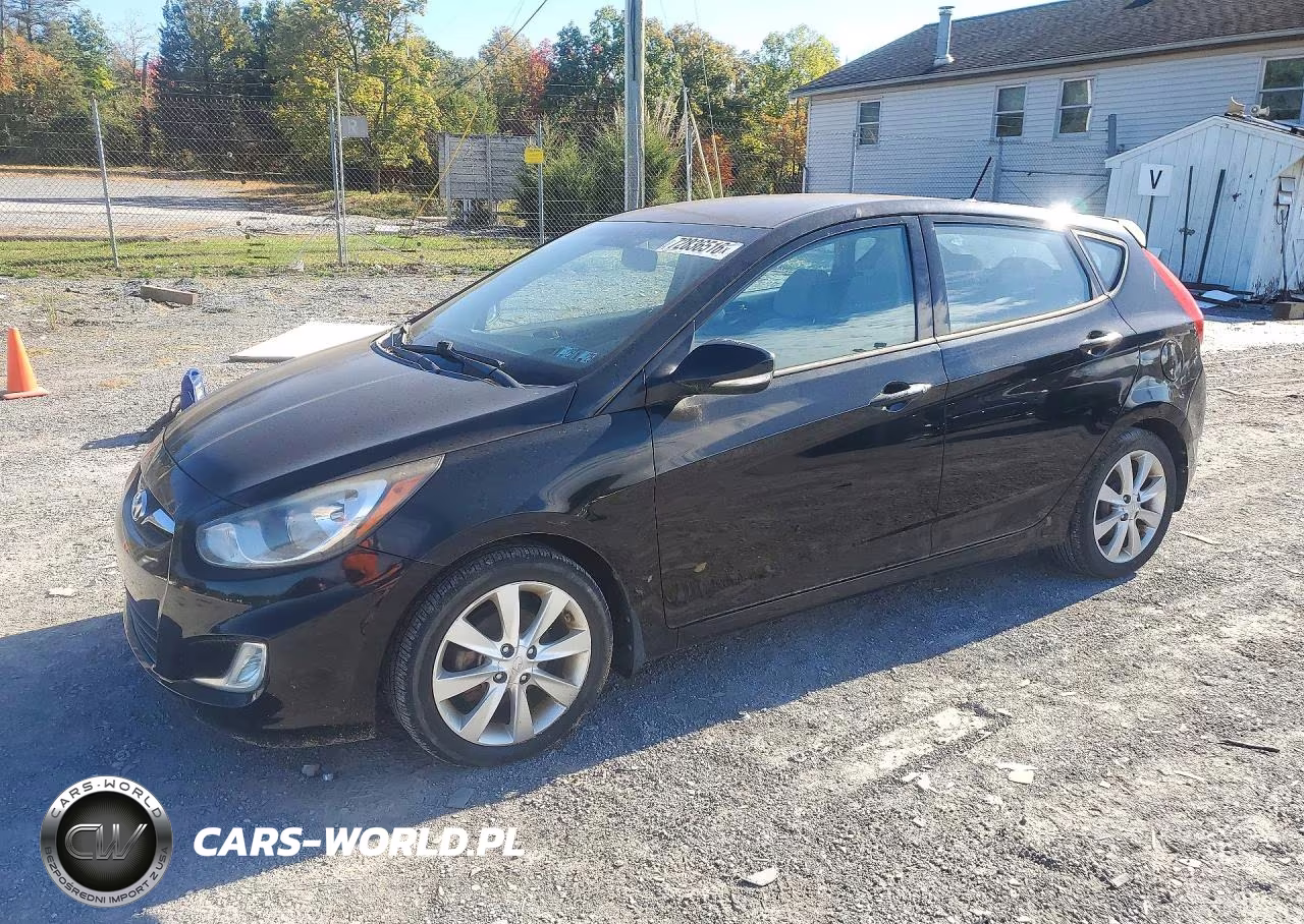 2013 Hyundai Accent Se VIN:KMHCU5AE4DU079465 - 1