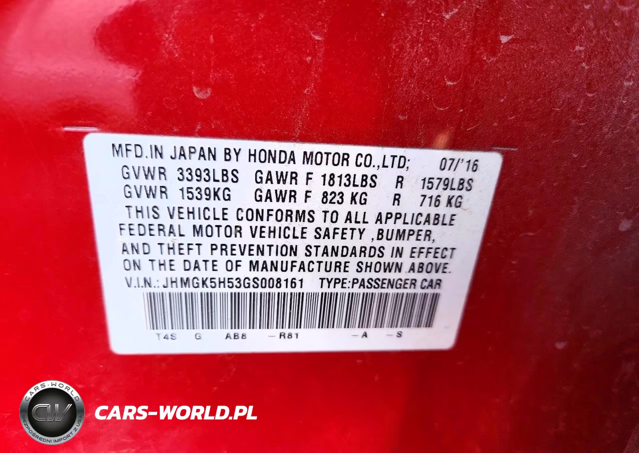 2016 Honda Fit Lx VIN:JHMGK5H53GS008161 - 12