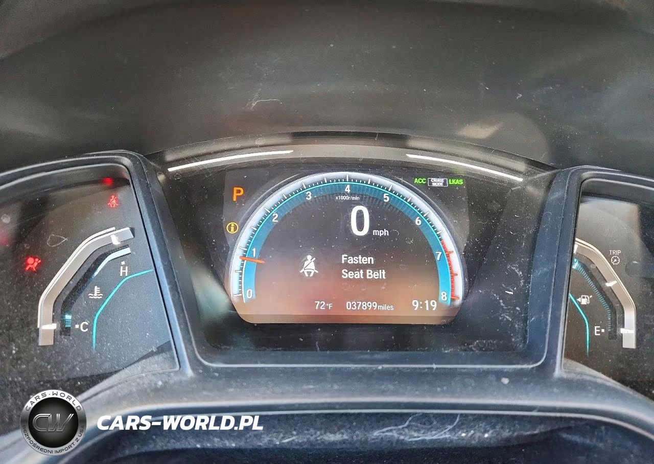 2019 Honda Civic Lx VIN:2HGFC2F62KH573426 - 9