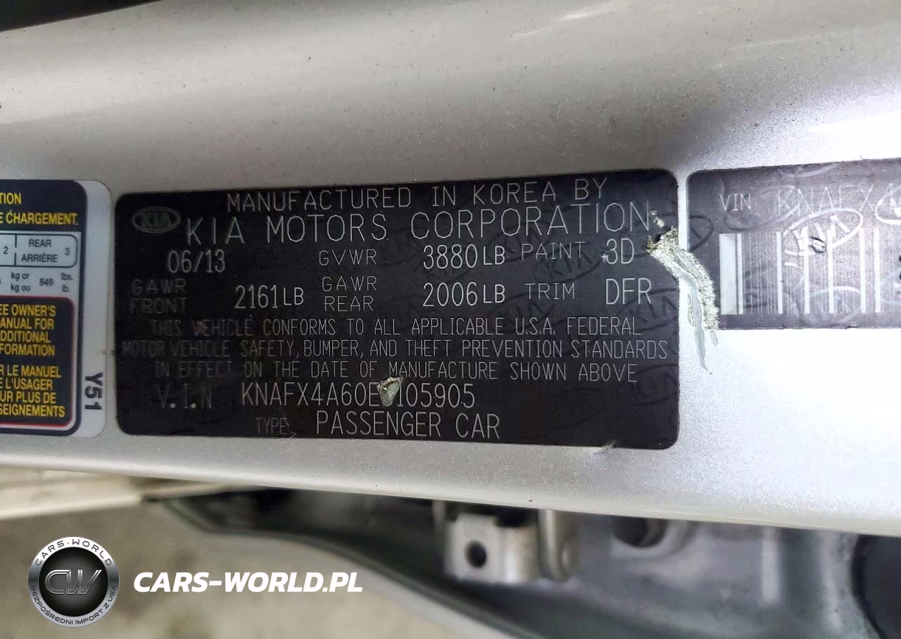 2014 Kia Forte Lx VIN:KNAFX4A60E5105905 - 12