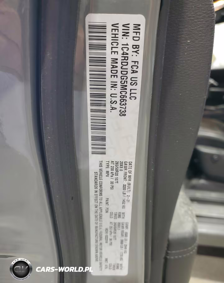 2021 Dodge Durango Gt VIN:1C4RDJDG5MC663738 - 13