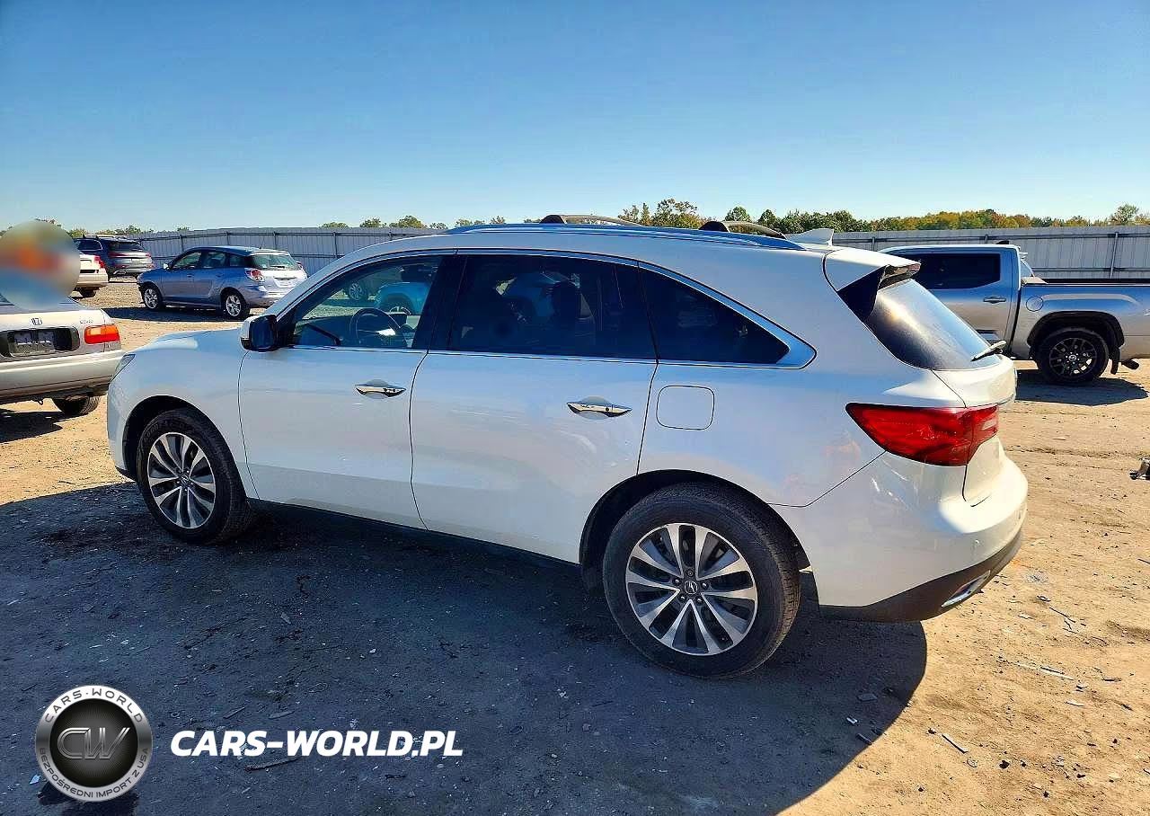 2016 Acura Mdx Technology VIN:5FRYD4H69GB035718 - 2