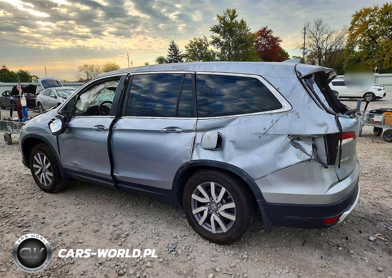 2019 Honda Pilot Exl VIN:5FNYF5H55KB031621 - 2