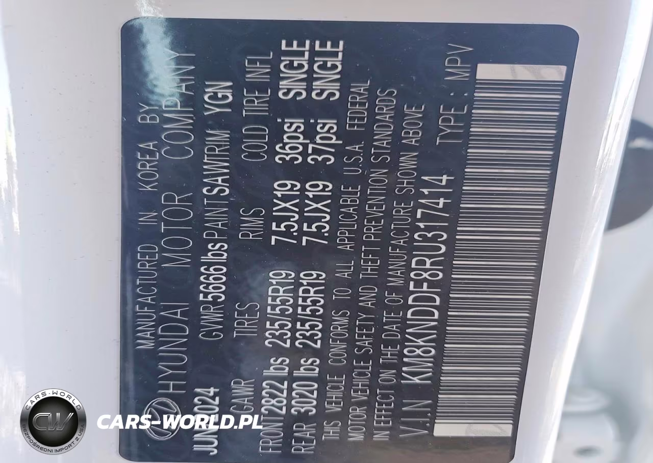 2024 Hyundai Ioniq 5 Sel VIN:KM8KNDDF8RU317414 - 12