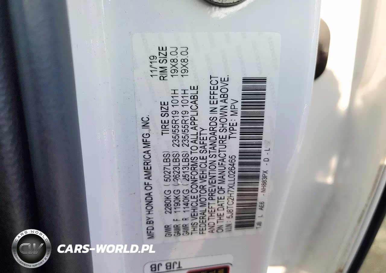 2020 Acura Rdx Advance VIN:5J8TC2H7XLL026465 - 12