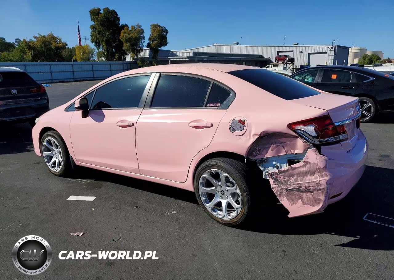 2013 Honda Civic Lx VIN:19XFB2F55DE238605 - 2