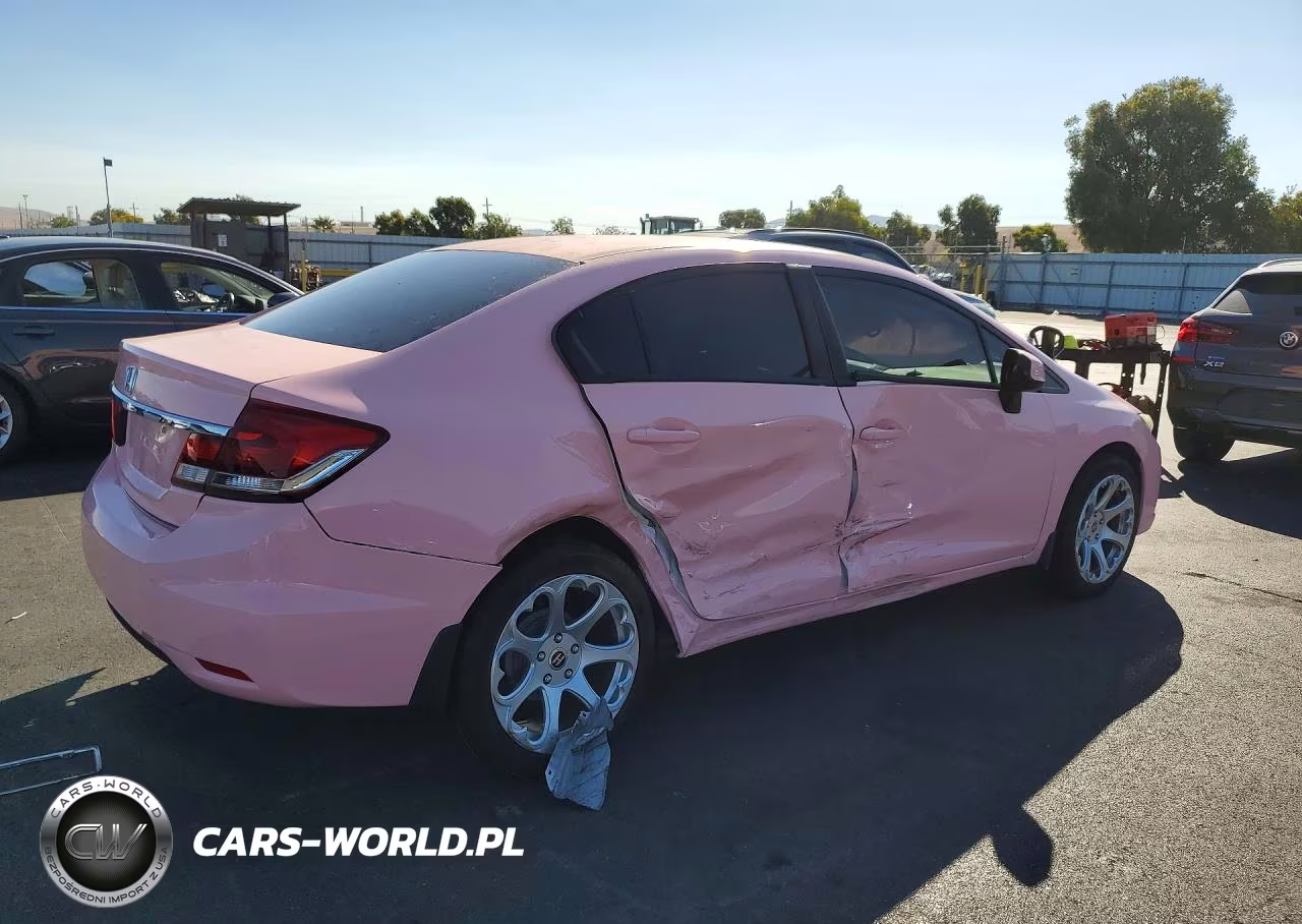 2013 Honda Civic Lx VIN:19XFB2F55DE238605 - 3