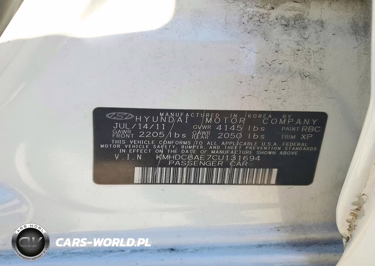 2012 Hyundai Elantra Touring Se VIN:KMHDC8AE7CU131694 - 12
