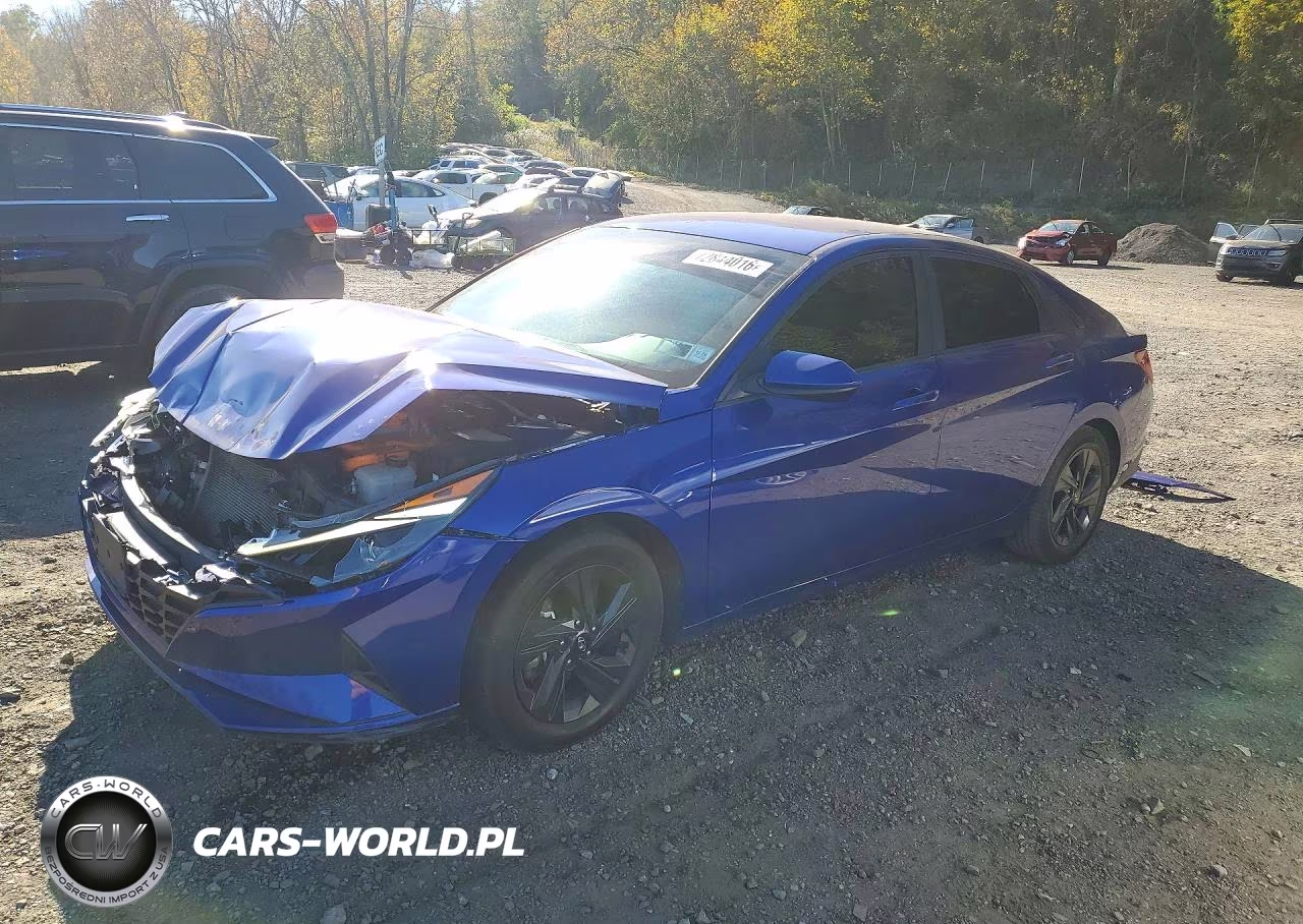 2023 Hyundai Elantra Blue VIN:KMHLM4AJ8PU044472 - 1