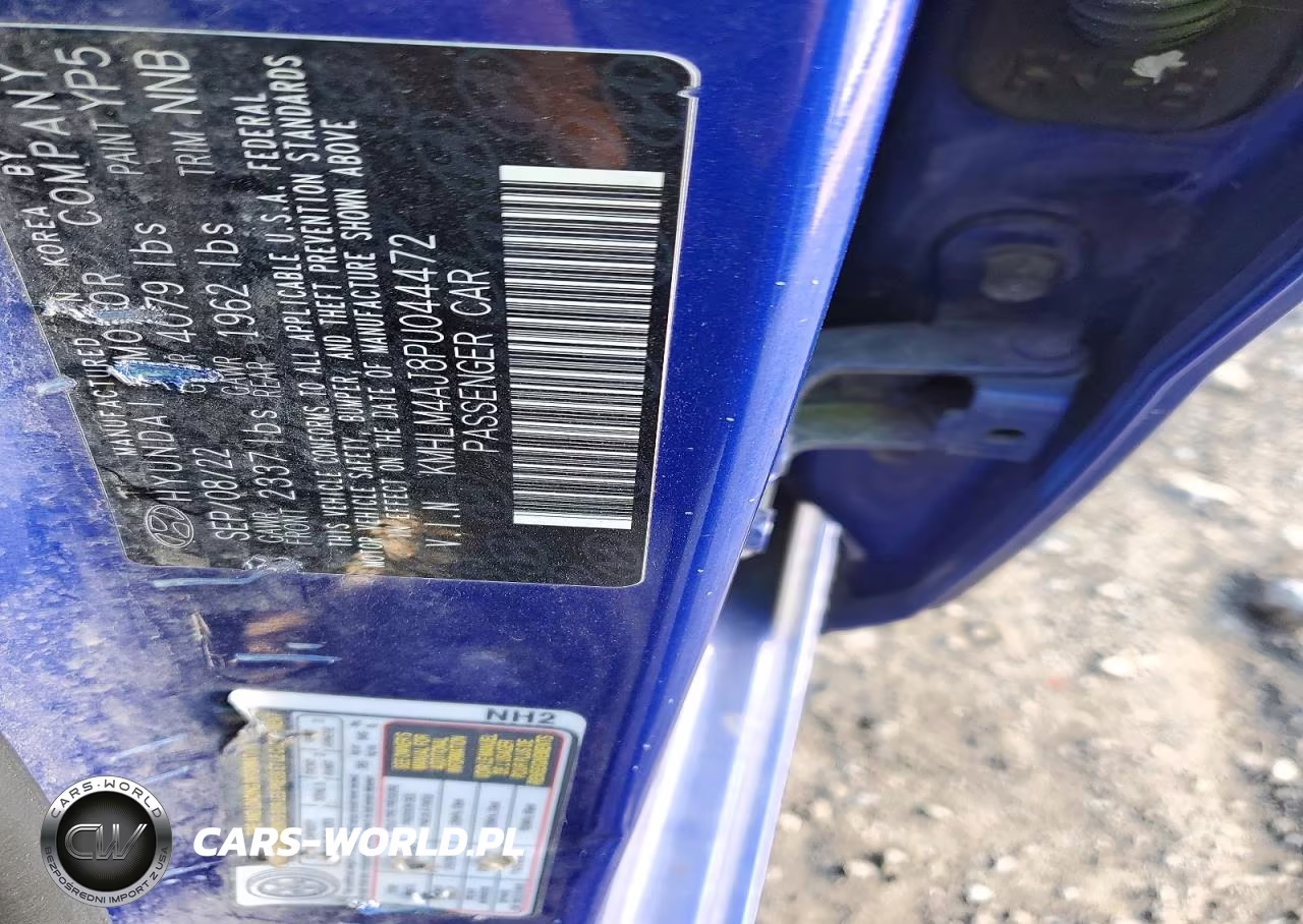 2023 Hyundai Elantra Blue VIN:KMHLM4AJ8PU044472 - 13