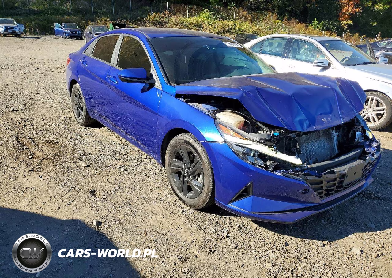 2023 Hyundai Elantra Blue VIN:KMHLM4AJ8PU044472 - 4