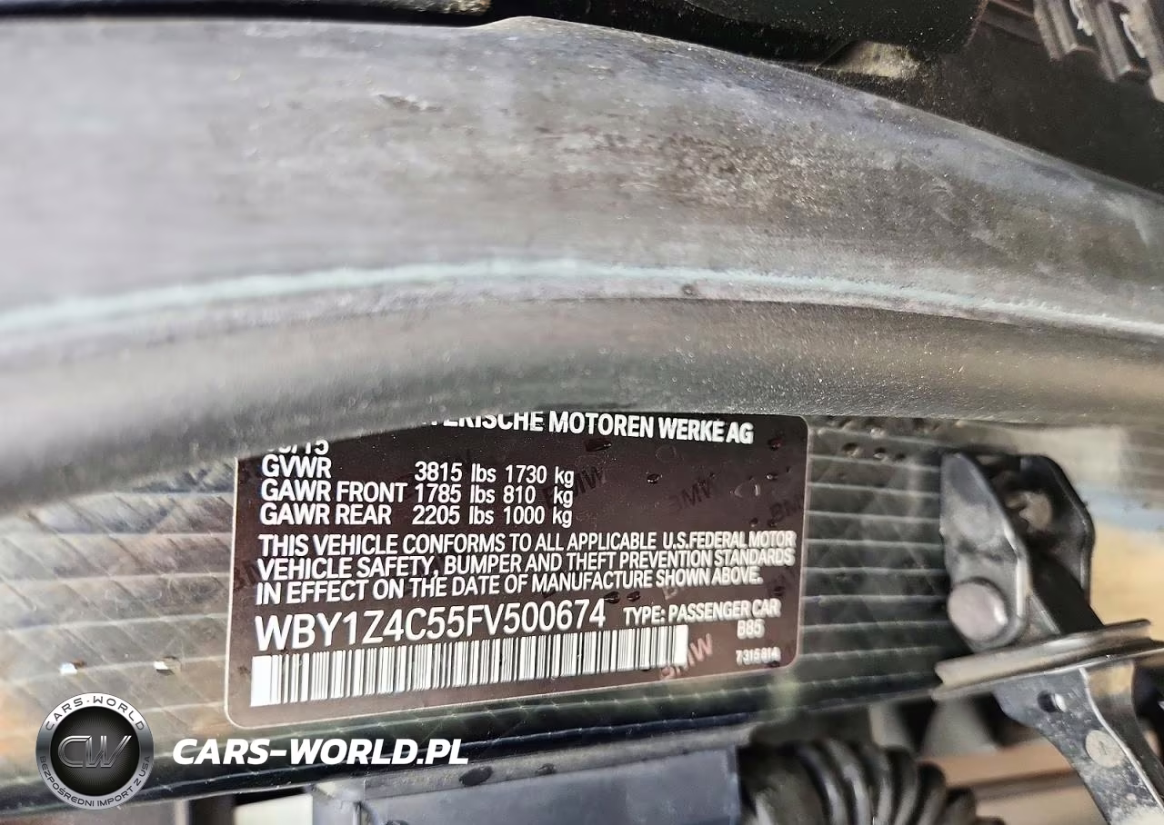 2015 BMW I3 Rex VIN:WBY1Z4C55FV500674 - 13