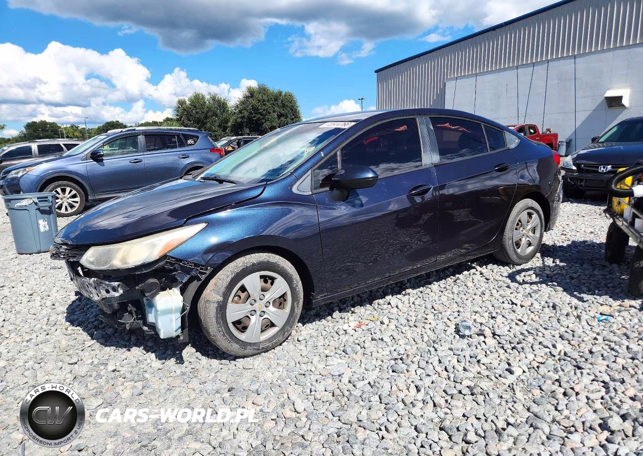 2016 Chevrolet Cruze Ls VIN:1G1BC5SM9G7282873 - 1