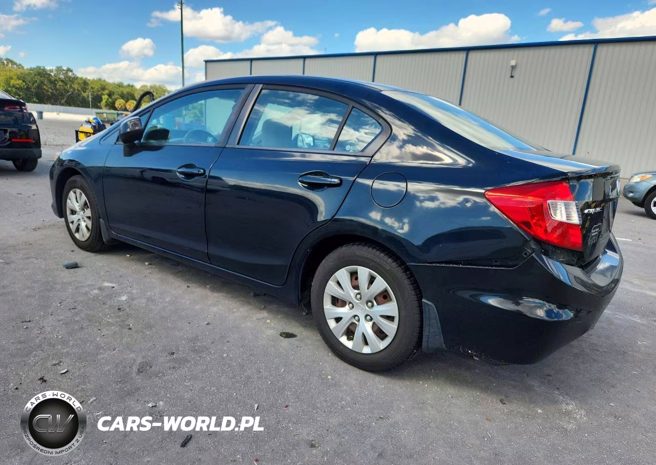 2012 Honda Civic Lx VIN:19XFB2F58CE011715 - 2