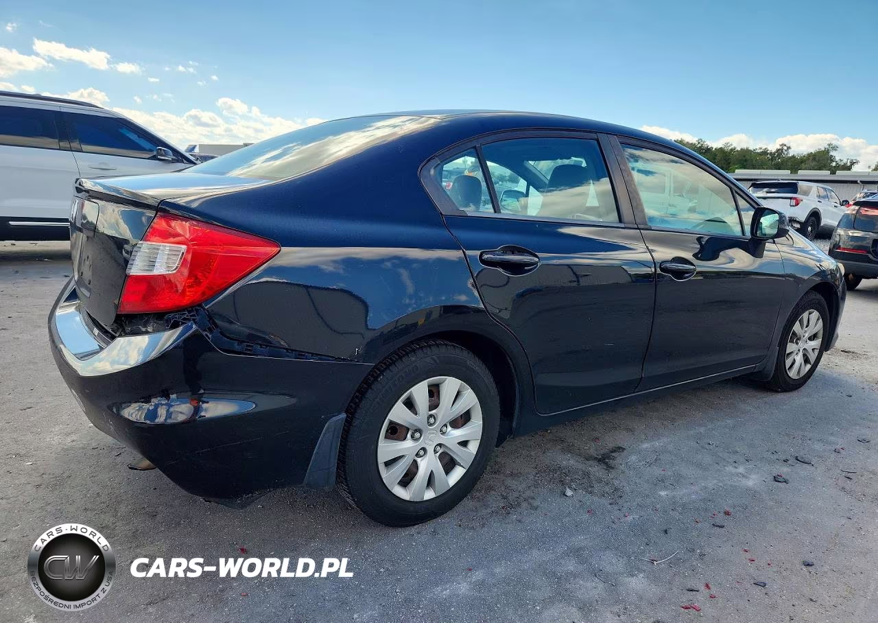 2012 Honda Civic Lx VIN:19XFB2F58CE011715 - 3