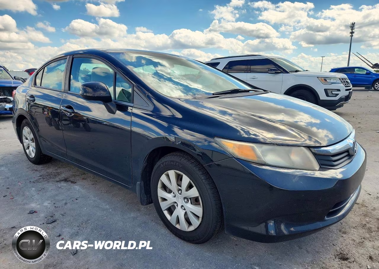 2012 Honda Civic Lx VIN:19XFB2F58CE011715 - 4