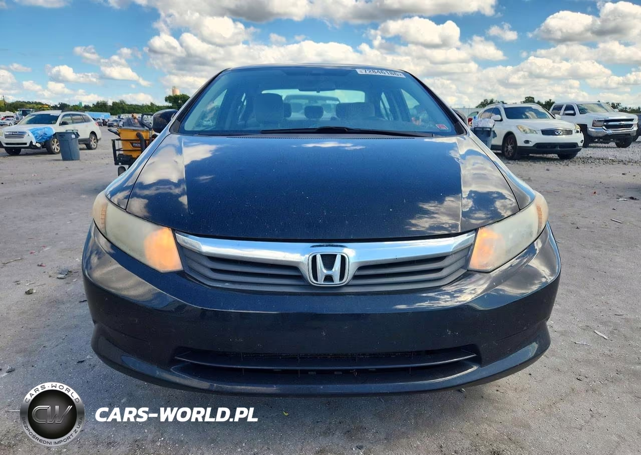 2012 Honda Civic Lx VIN:19XFB2F58CE011715 - 5