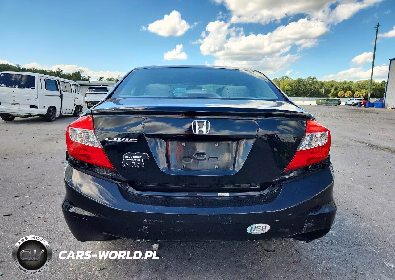 2012 Honda Civic Lx VIN:19XFB2F58CE011715 - 6