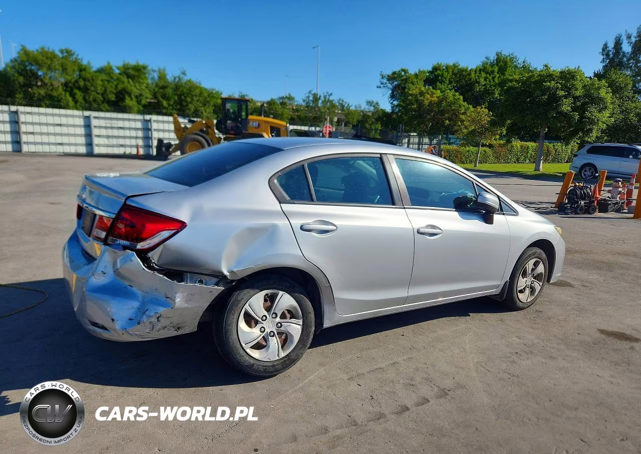 2014 Honda Civic Lx VIN:2HGFB2F58EH516470 - 3