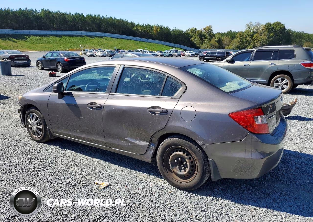 2012 Honda Civic Lx VIN:19XFB2F50CE047639 - 2