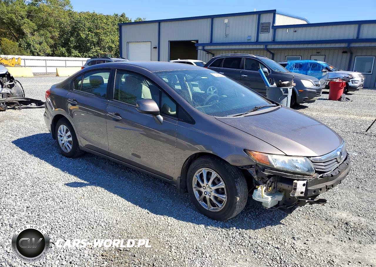 2012 Honda Civic Lx VIN:19XFB2F50CE047639 - 4