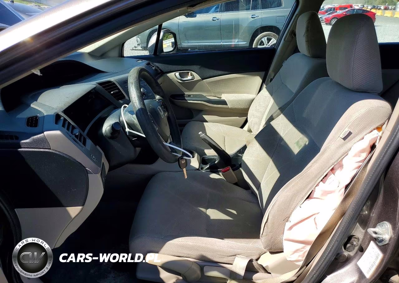 2012 Honda Civic Lx VIN:19XFB2F50CE047639 - 7