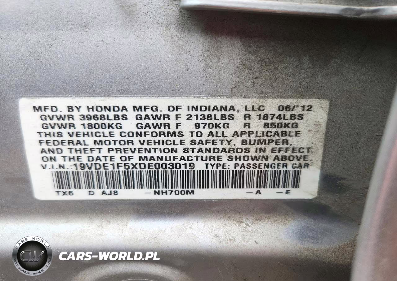 2013 Acura Ilx 20 Premium VIN:19VDE1F5XDE003019 - 12