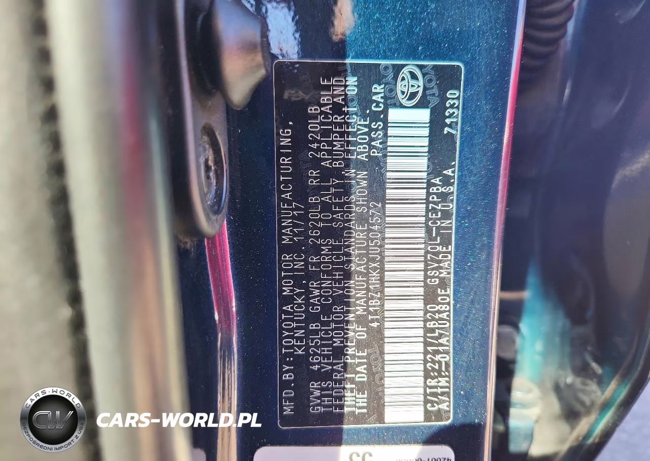 2018 Toyota Camry Xse V6 VIN:4T1BZ1HKXJU504572 - 12