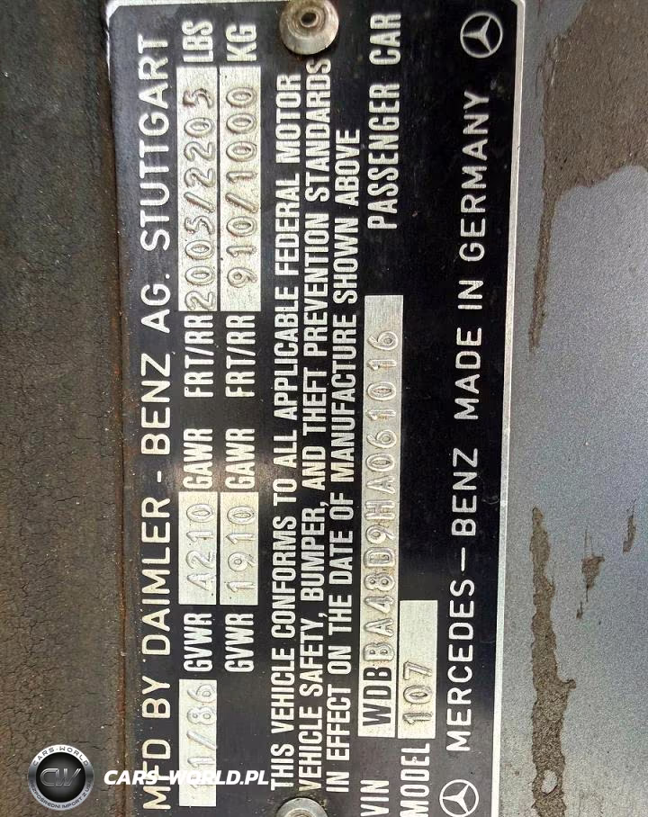 1987 Mercedes-Benz 560 Sl VIN:WDBBA48D9HA061016 - 10