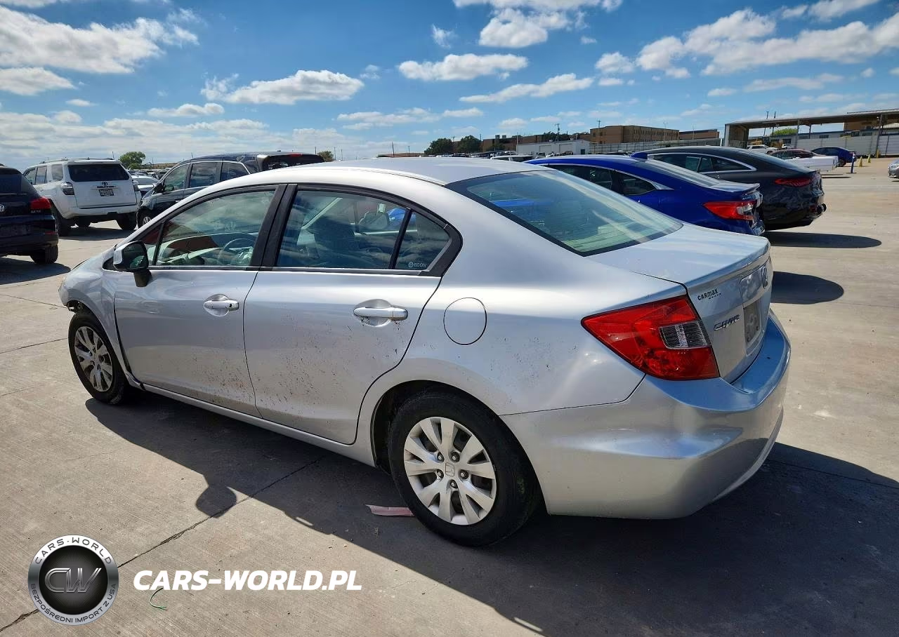 2012 Honda Civic Lx VIN:19XFB2F56CE374353 - 2