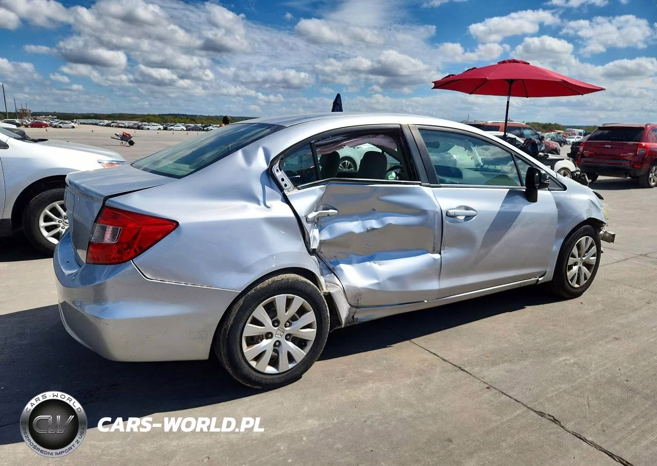 2012 Honda Civic Lx VIN:19XFB2F56CE374353 - 3