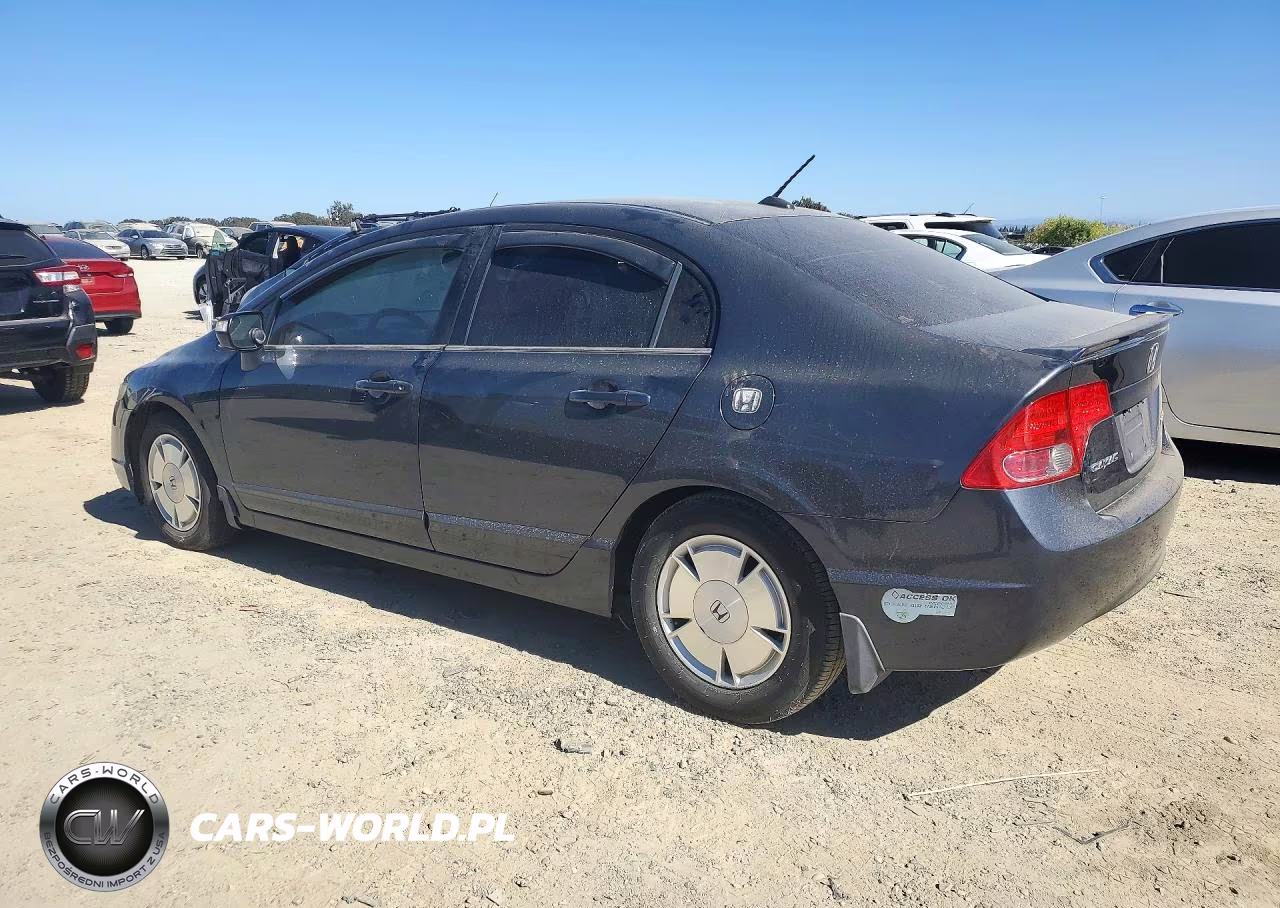2007 Honda Civic Hybrid VIN:JHMFA36217S001270 - 2